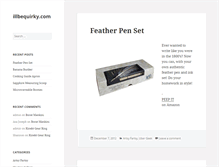Tablet Screenshot of illbequirky.com